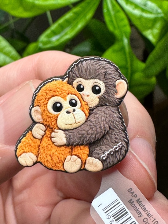 Crocs Accessories - Rare Authentic Punch (Panchi) the Monkey Croc Charm Jibbit (Gen 2)